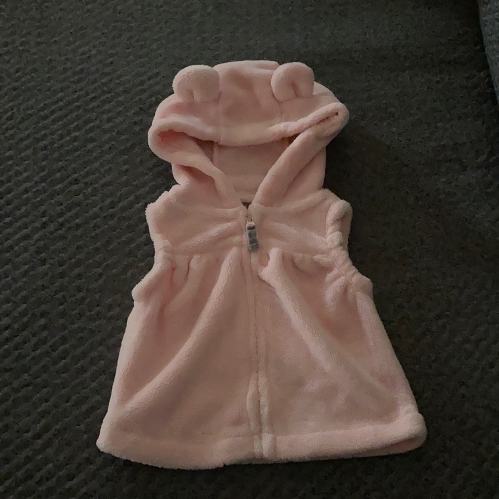 Baby fuzzy vest